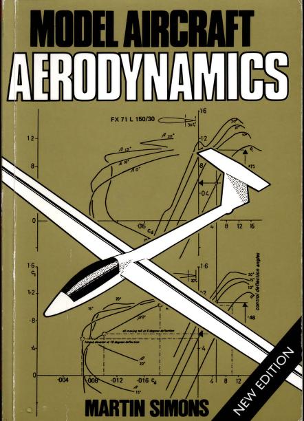 Model Aircraft Aerodynamics - as new - by Martin Somons