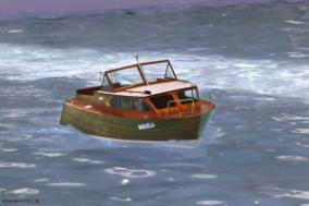 Aeronaut Queen Sports Boat circa 1960s
