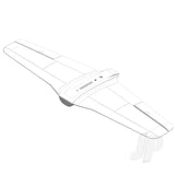 Wing Set FunRacer white w/o Servos