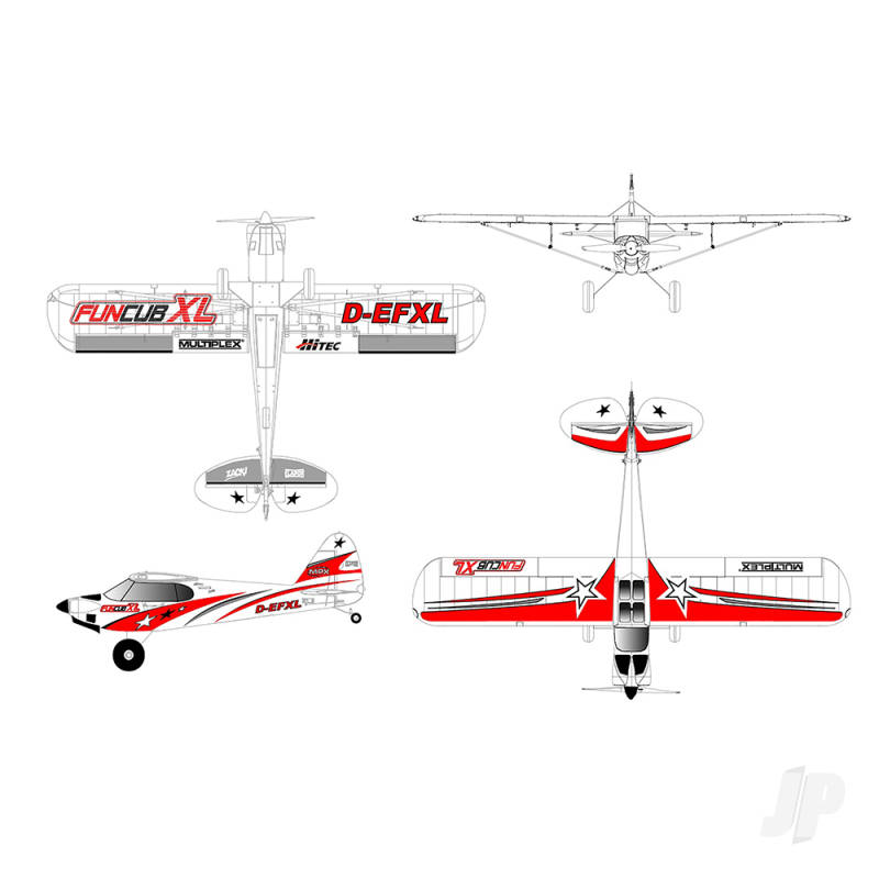 Multiplex FunCub XL ND Decal Set 224446