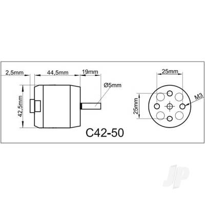 ROXXY Brushless Outrunner (C42-50-06) motor