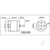 ROXXY Brushless Outrunner (C42-50-06) motor