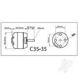 ROXXY BL Outrunner (C35-36-950kV)