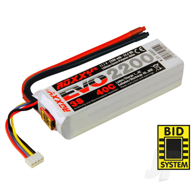 LiPo ROXXY Evo 3-2200 40C