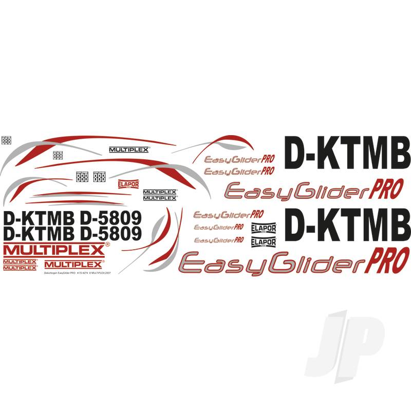 Decal Sheet EasyGlider PRO