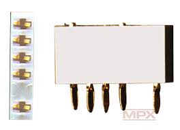 Multiplex Flat Socket 5 Pin 5pcs MPX787033 (76)