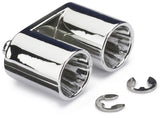 Muffler Set Twin Top for Body chrome
