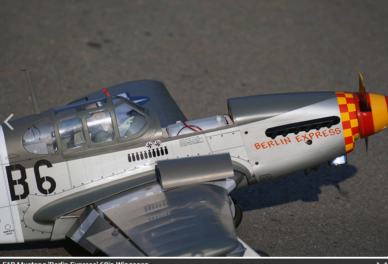 VQ P-51B Mustang - Berlin Express ARF