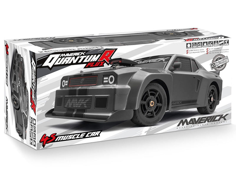 Maverick Quantum R Flux Muscle Car Grey 1/8