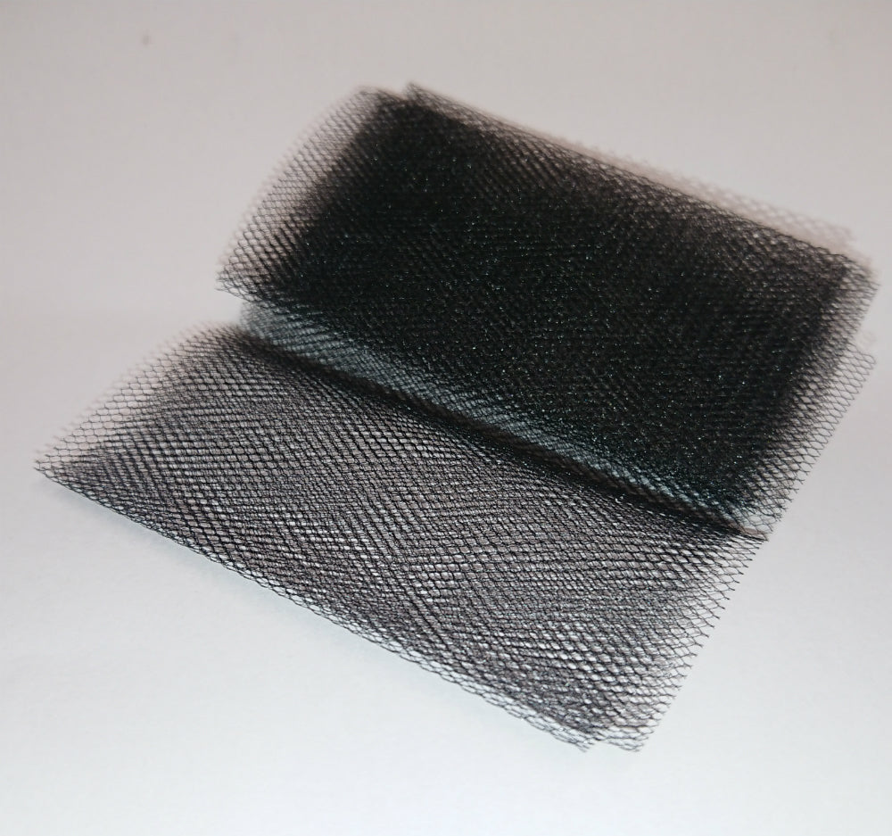 Mantua Black Netting fine 70x700mm