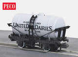 Peco NR-P167 Milk Tank Wagon United Dairies