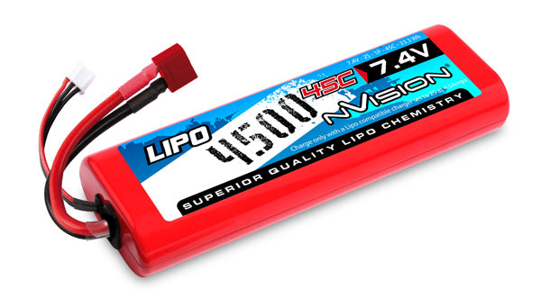 NVision NVISION SPORT LIPO 2S-4500mAh-45C/DEANS