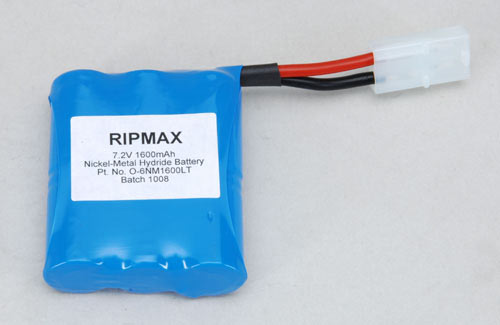 7.2V 1600mAh NiMH Pk  M.Rio/Thunder