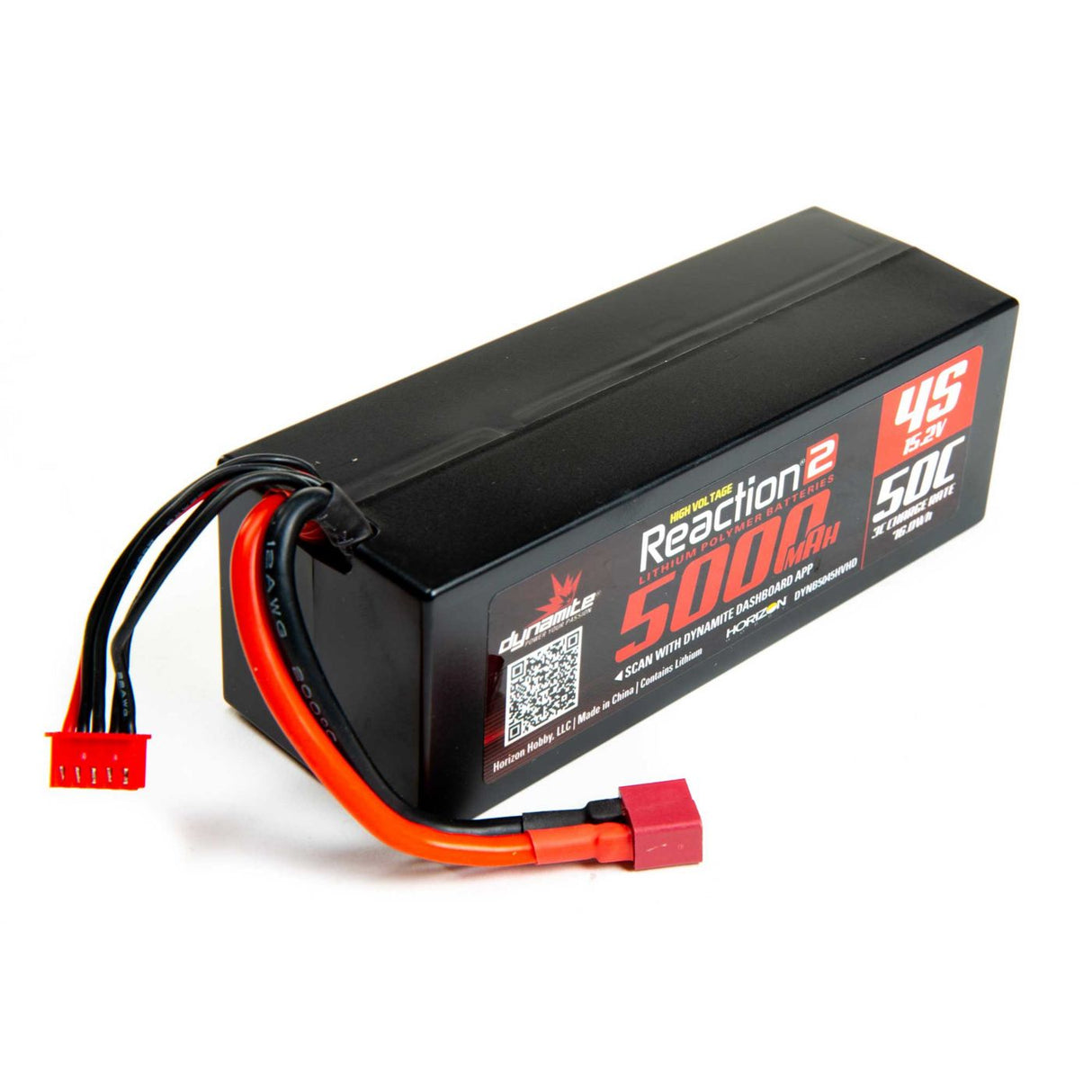 15.2V HV 5000mAh 4S 50C LiPo Hardcase: Deans