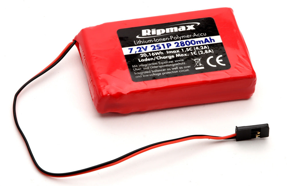 Ripmax 2S1P 7.4V 2800mAh TX Li-Po (Futaba)