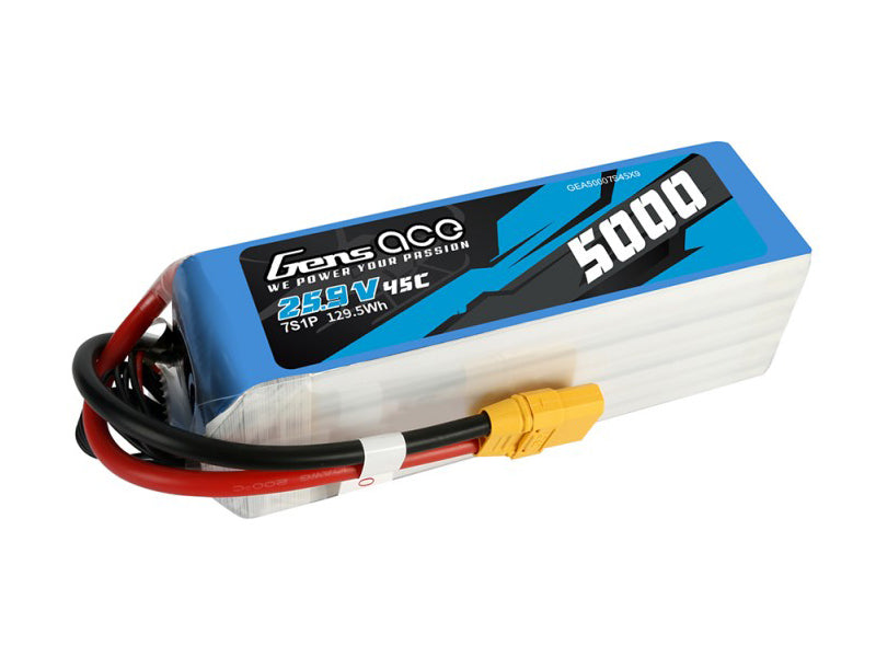 Li-Po 7S 25.9V 5000mAh 45C with XT90