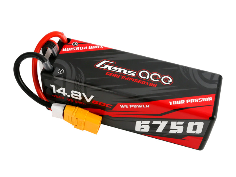 Li-Po Car Hard Case 4S 14.8V 6750mAh 60C with XT90