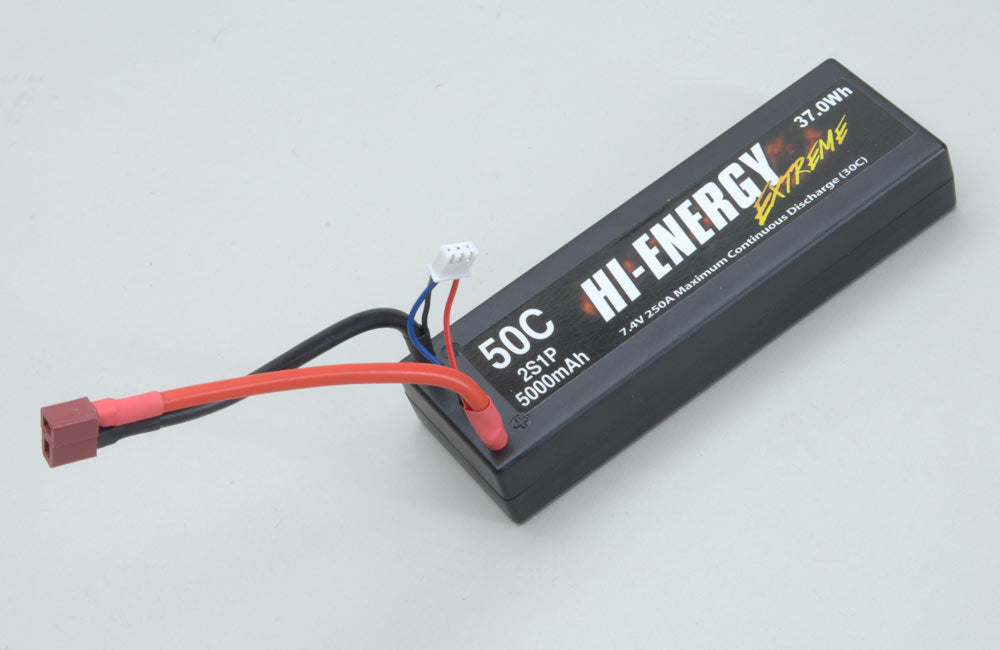 Hi-Energy 2S 5000mAh 50C Car Li-Po