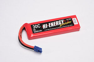 Hi-Energy 2S 3200mAh 30C EC3 Connector