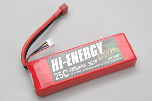 Hi-Energy Ultra 3S 3200mAh 25C Li-Po