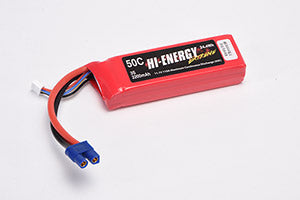 Hi-Energy 3S 2200mAh 50C EC3 Connector