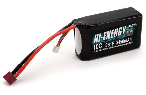 Hi-Energy 3S1P 3450mAh 10C Li-Fe