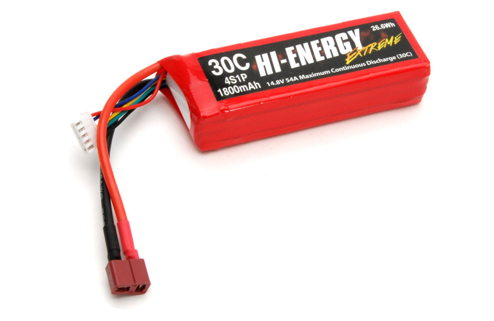 Hi-Energy 4S 14.8V 1800mAh 30C Li-Po