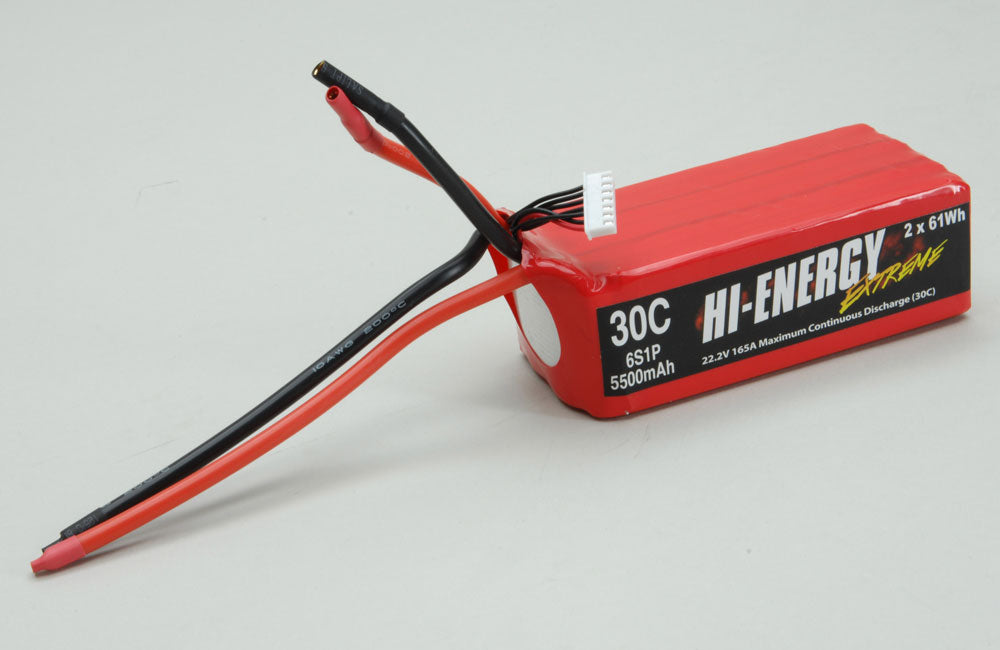 Hi-Energy Extreme 6S 5500mAh 30C Li-Po