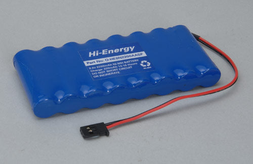 Hi-Energy 9.6v 2200mAh NI-MH Tx Pack Flat