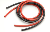 8AWG Sil Wire 1M Red & 1M Black