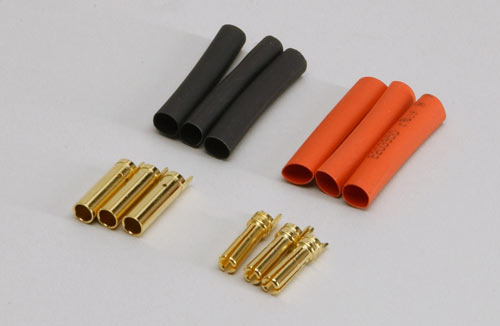 Gold Connector 4mm H.Duty (3pr)