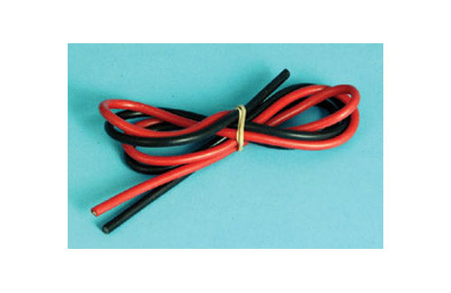 Silicone Wire - Black/Red 16g 500mm