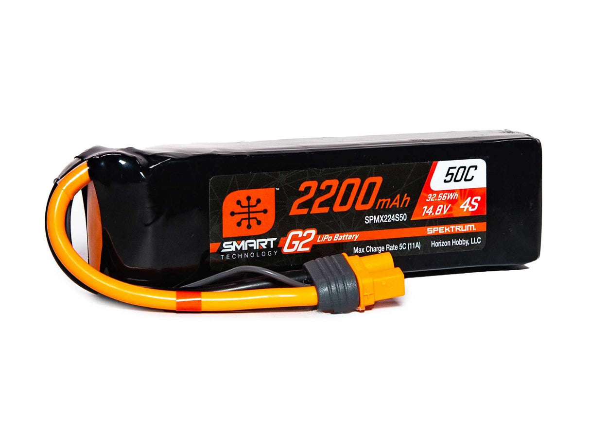 2200mAh 4S 14.8V SMART G2 50C IC3