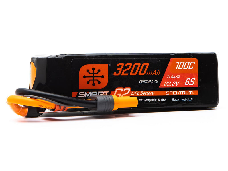 22.2V 3200mAh 6S 100C Smart G2 LiPo Battery: IC5