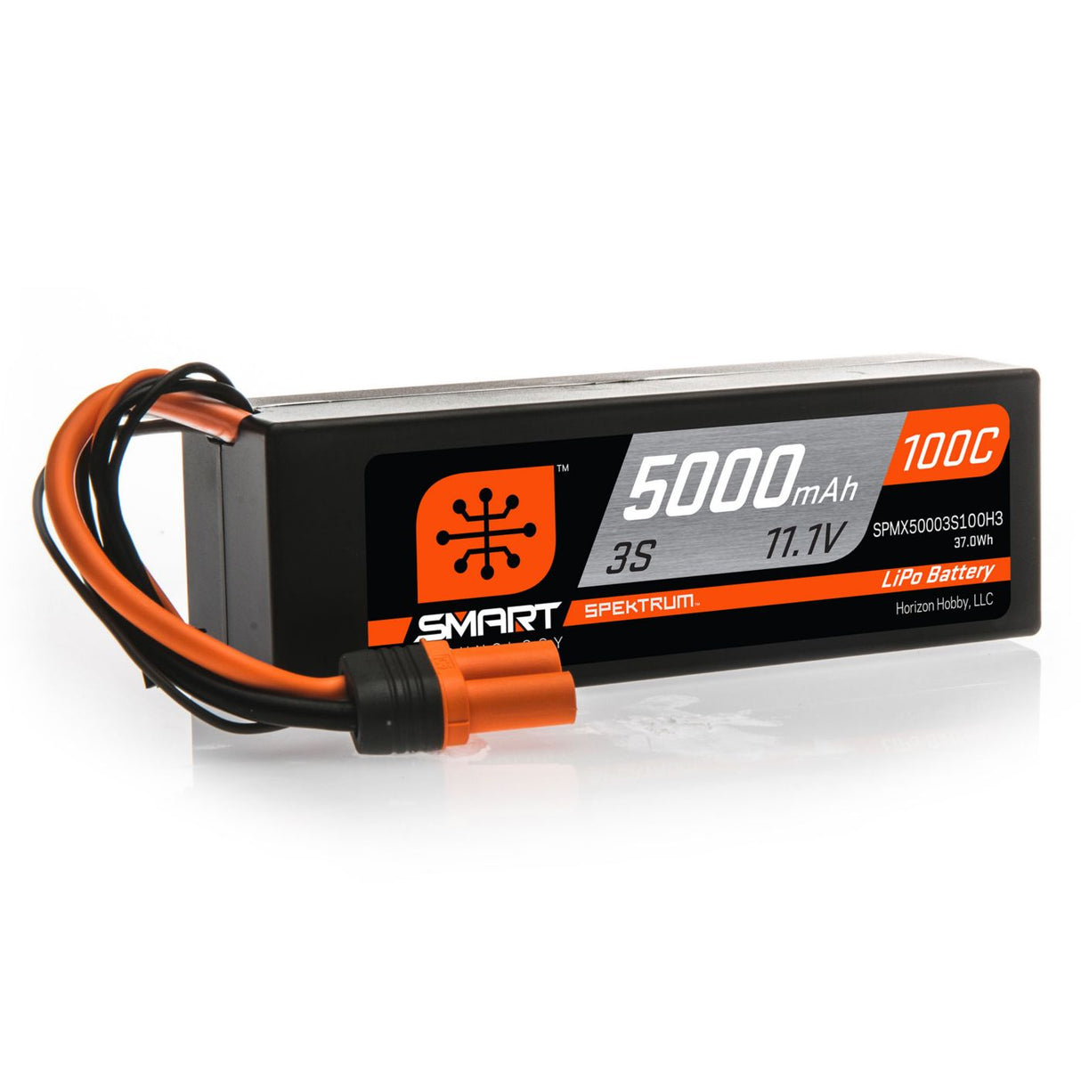 5000mAh 3S 11.1V 100C Smart LiPo Hardcase; IC3