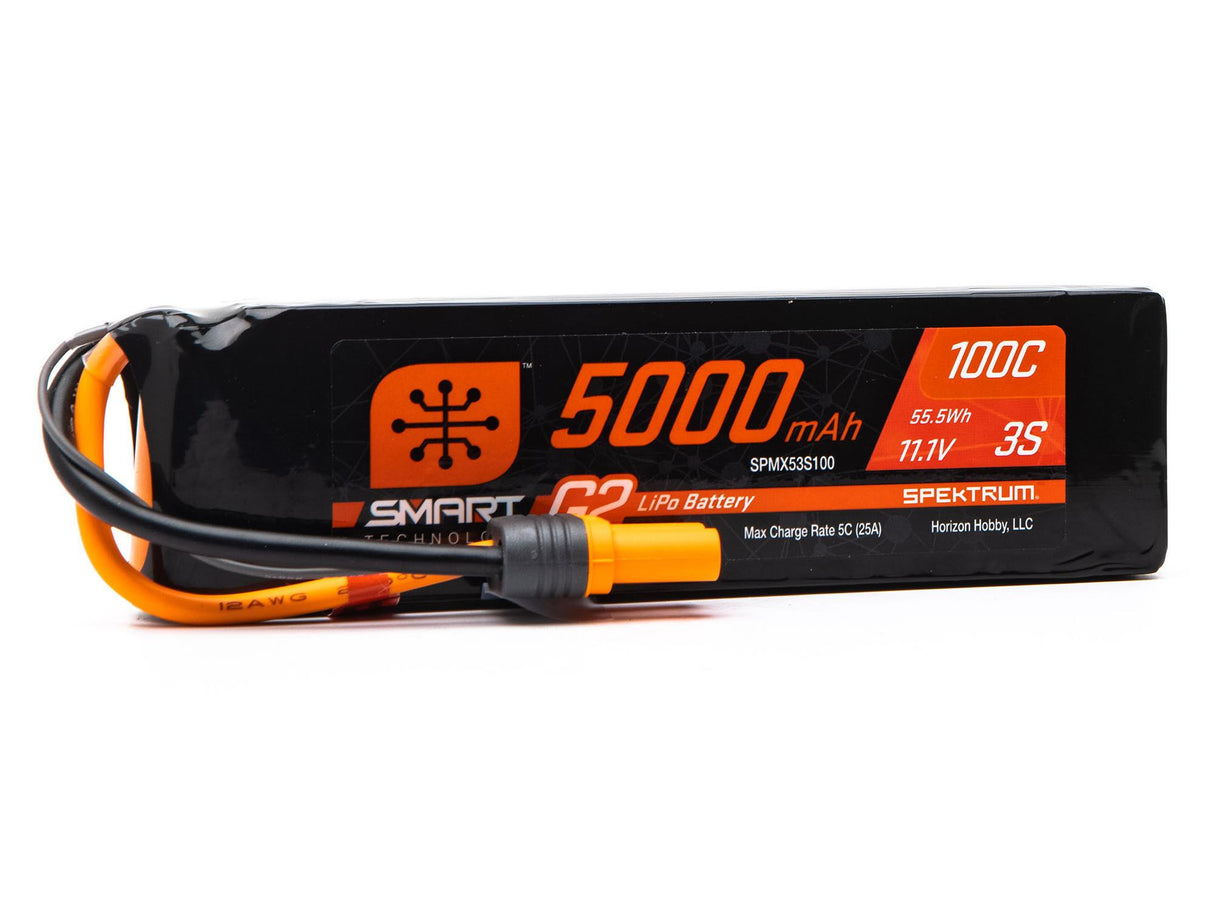 11.1V 5000mAh 3S 100C Smart G2 LiPo Battery: IC5