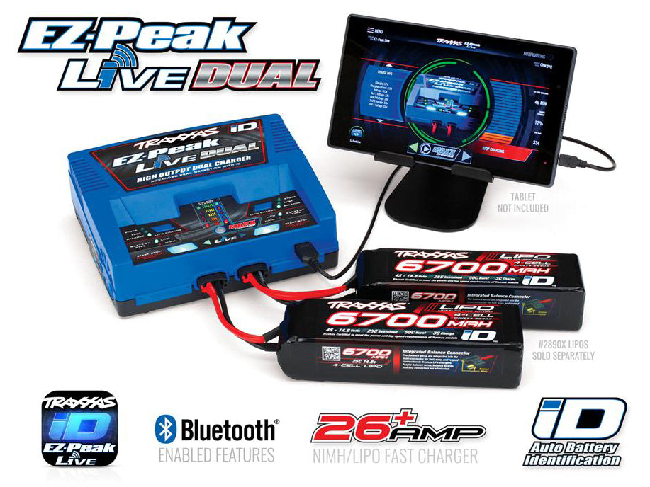 EZ-Peak Live Dual ID Charger 200W NiMH/LiPo