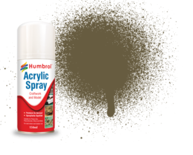 Acrylic Hobby Sprays 150ml - Light Olive 86