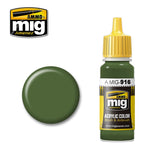 Ammo Mig Jimenez Acrylic 17ml Paint GREEN BASE