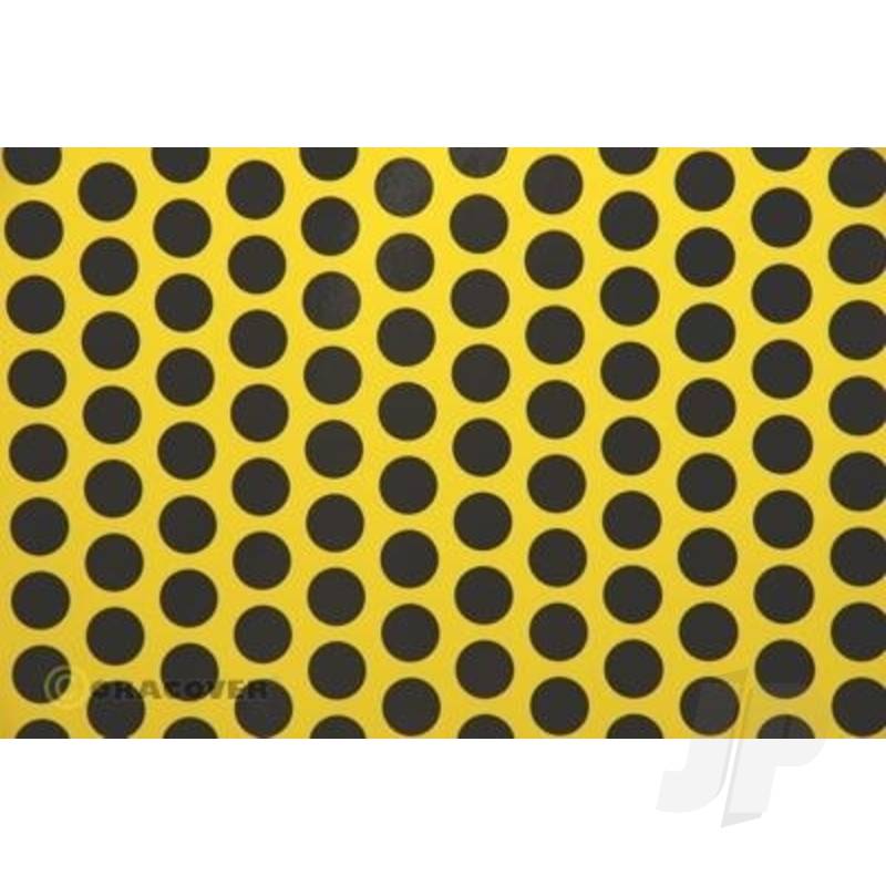 2m Oracover Fun-1 Yellow/Black