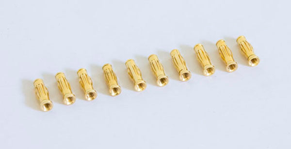 Orion GOLD PLUG 4MM (MALE x10)