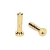 Orion GOLD PLUG 5MM MALE (2) LOW PROFILE