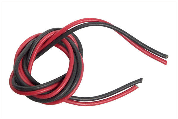 Orion SILICONE WIRE BLACK/RED 18AWG