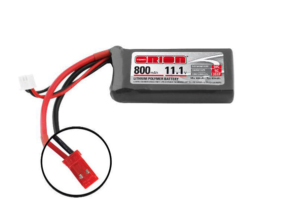 Orion ORION LIPO LED 3S-800-11.1V-50C -L72xW31xH20.5/94g- JST