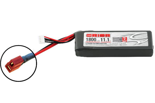 Orion ORION LIPO LED 3S-1800-11.1V-50C -L108xW35xH23.5/147g- DEANS