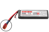 Orion ORION LIPO LED 2S-3500-7.4V-50C -L140xW44xH19/229g- DEANS