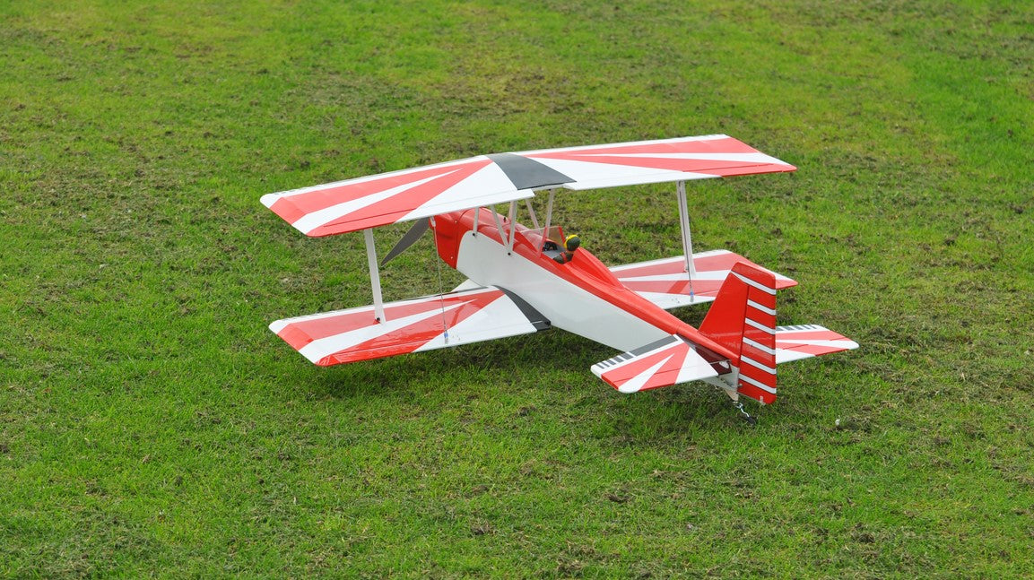 Max Thrust Pro-Built Balsa Double Trouble Red