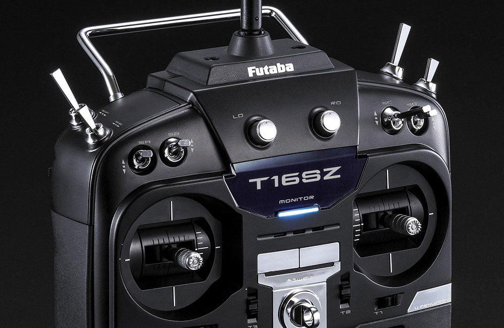 Futaba T16SZ 16-Channel 2.4GHz (Mode 2) Combo with R7008SB Receiver –  Sussex Model Centre