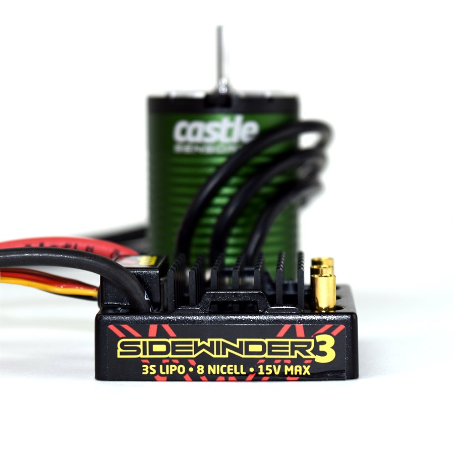 SV3 WATERPROOF 1:10TH 12V ESC 1406-4600 SENSORED COMBO