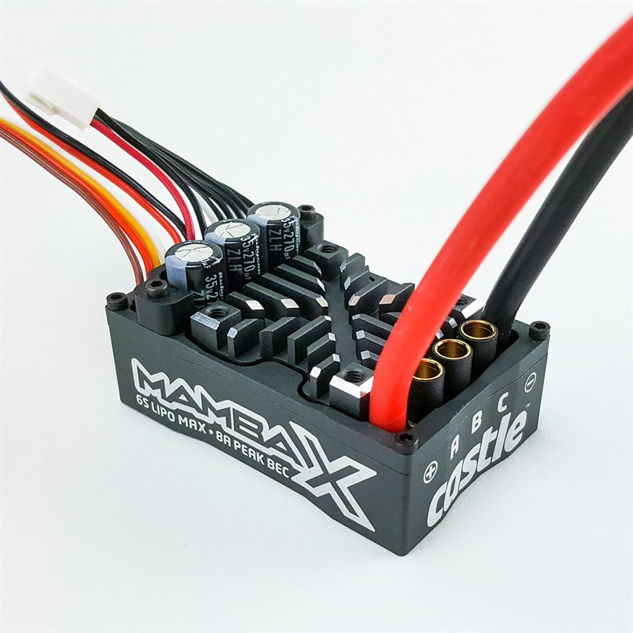 Mamba X  Sensored 25.2V WP Esc 8A Peak Bec Datalogging